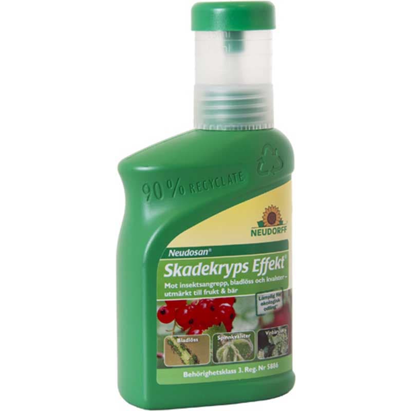 Skadekryps Effekt, 250 ml koncentrat, bekämpar bladlöss, vita flygare, spinnkvalster, inomhus och utomhus.
