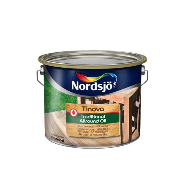 UTEOLJA TINOVA FÄRGLÖS 5L TRADITIONAL ALLROUND OIL | Beijerbygg Byggmaterial