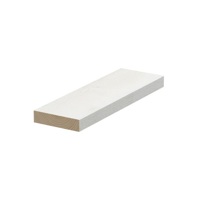 28X170 FÄRDIGMÅL VINDSKIVA 7,2 6-SID VIT F-SKARV GRAN RAW | Beijerbygg Byggmaterial