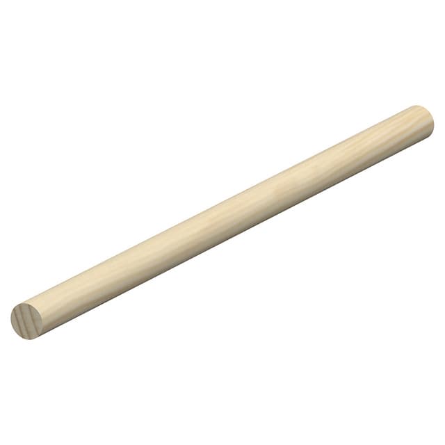 10MM RUNDSTAV FURU L=1,0M OBEHANDLAD RAW (20) | Beijerbygg Byggmaterial