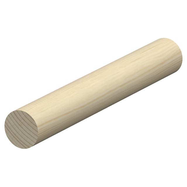 27MM RUNDSTAV FURU L=2,4M OBEHANDLAD RAW (10) | Beijerbygg Byggmaterial