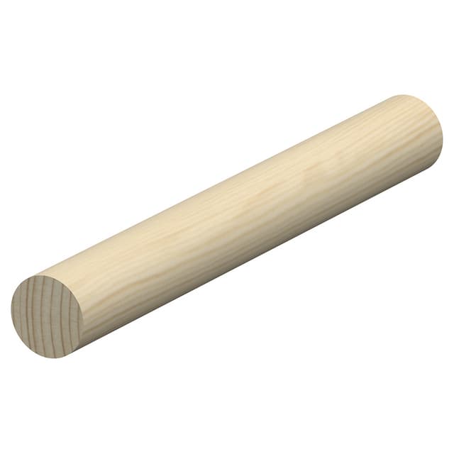 25MM RUNDSTAV FURU L=2,4M OBEHANDLAD RAW (10) | Beijerbygg Byggmaterial