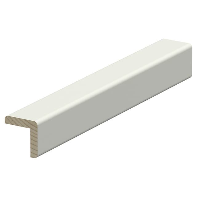27X27 YTTERHÖRNLIST VIT L=3,0M FURU RAW (20) | Beijerbygg Byggmaterial