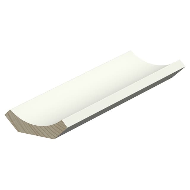 20X69 HÅLKÄLSLIST HELVIT 3,6M TÄCKER 49MM FURU RAW (8) | Beijerbygg Byggmaterial