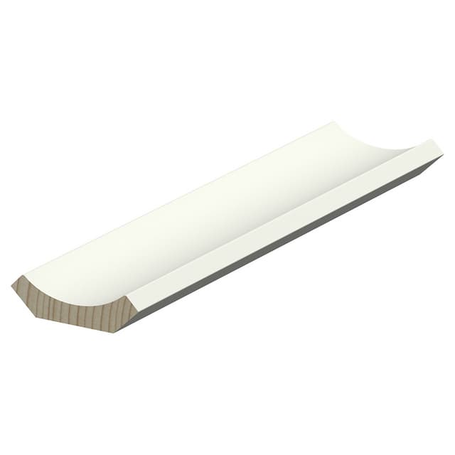 15X56 HÅLKÄLSLIST HELVIT 4,4M TÄCKER 40MM FURU RAW (10) | Beijerbygg Byggmaterial