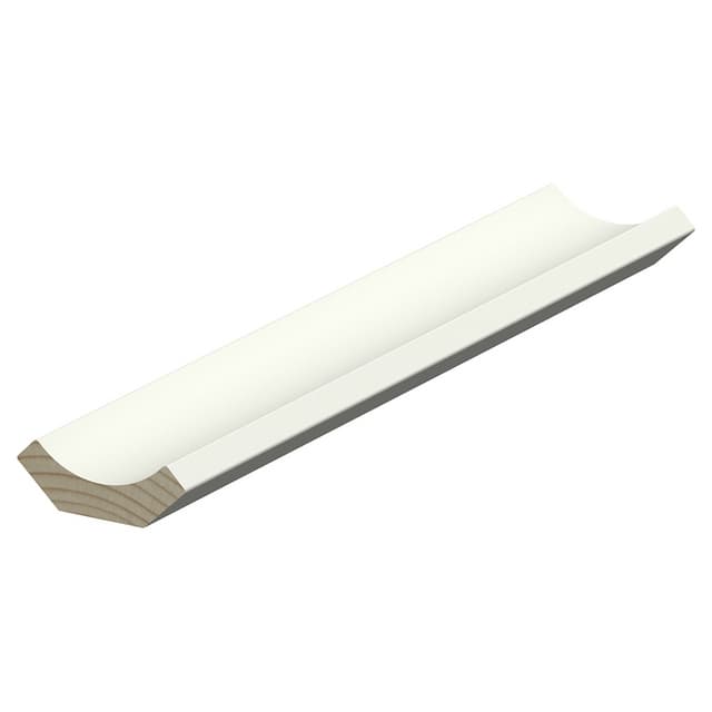 15X43 HÅLKÄLSLIST HELVIT 3,6M TÄCKER 30MM FURU RAW (10) | Beijerbygg Byggmaterial