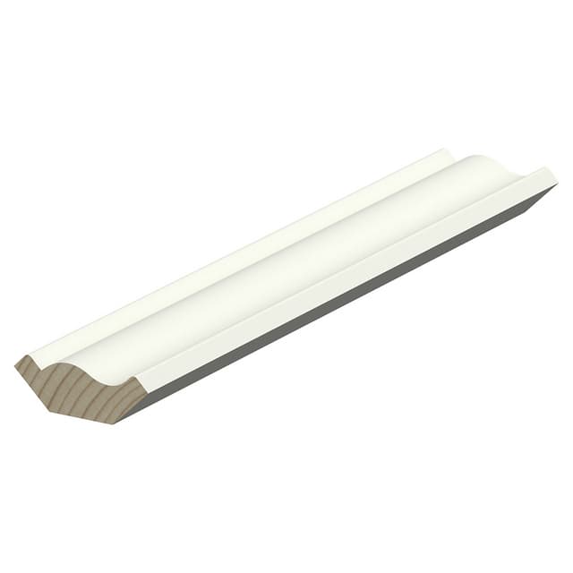 15X43 TAKLIST ALLMOGE VIT 3,6M SVANHALS FURU RAW(12) | Beijerbygg Byggmaterial