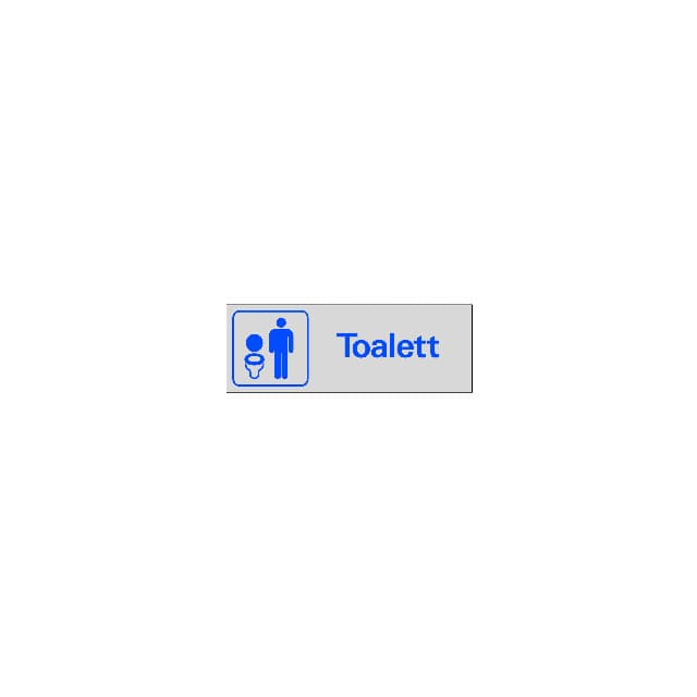 SKYLT TOALETT HERR 6550 38-6550 225X80MM (1) | Beijerbygg Byggmaterial