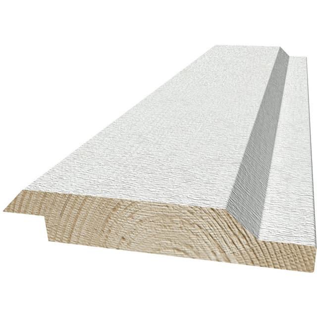 22X145 SPÅRPANEL FALSAD 4,8M FASADE GRUND VIT GRAN G4-2 RAW | Beijerbygg Byggmaterial