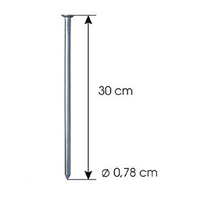 ANKARSPIK GARDENEDGE GALV 8X300MM | Beijerbygg Byggmaterial