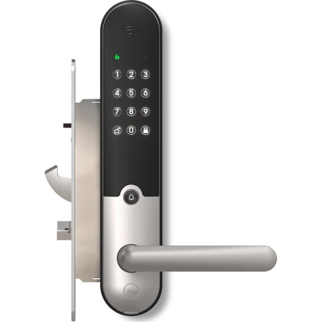 KODLÅS DOORMAN L3S FLEX BORSTAT STÅL | Beijerbygg Byggmaterial
